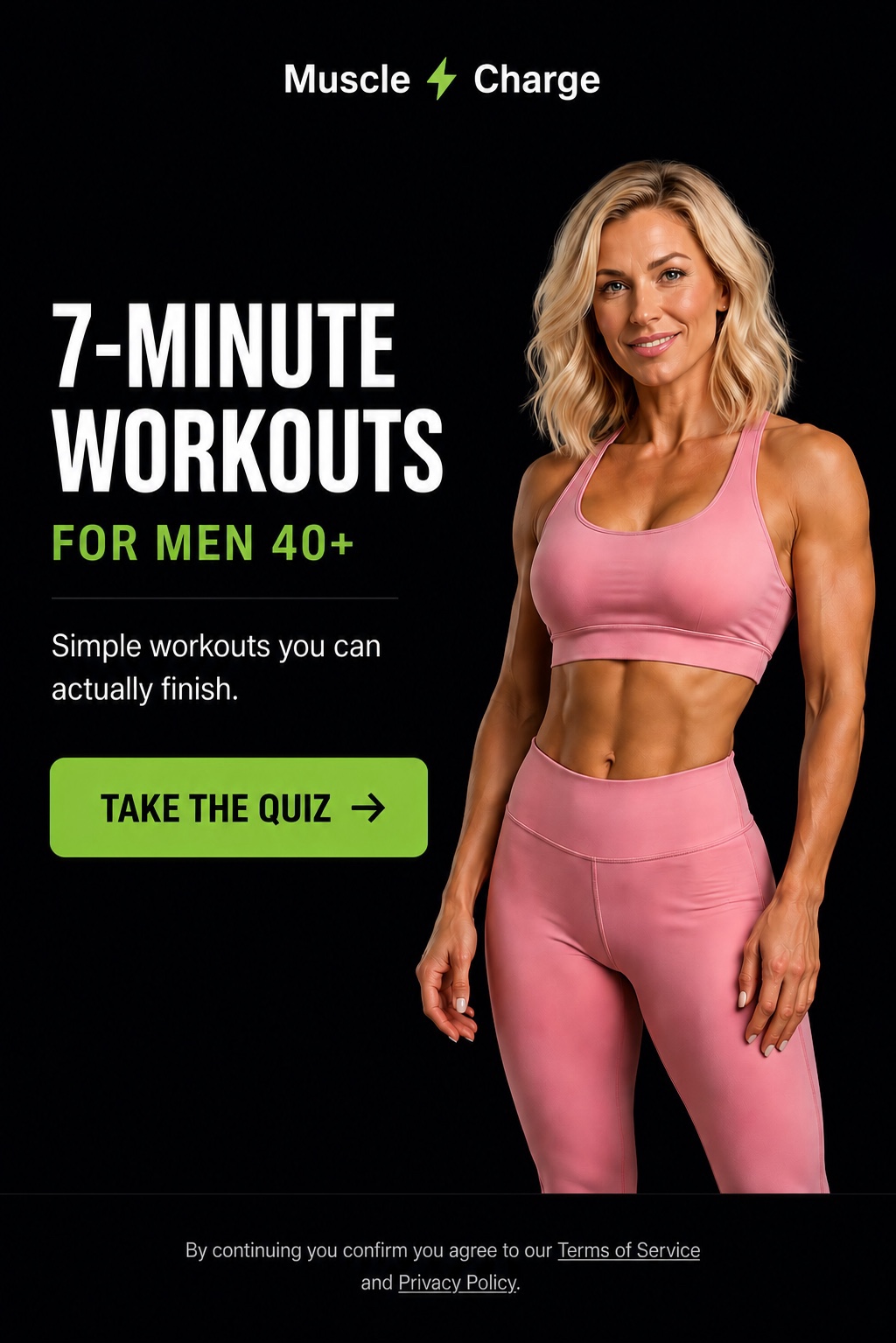 Muscle Charge 7-Minute Workouts for Men 40+